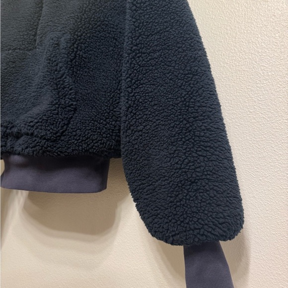 ALO Streetside Half Zip Fleece Hoodie Size XS Midnight - Picture 5 of 11